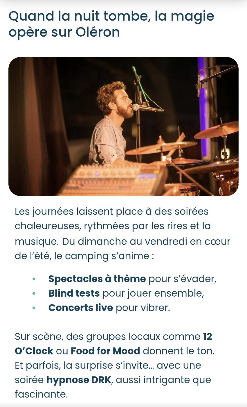 Mention de DRK sur le site Sunêlia Saint Tro' Park